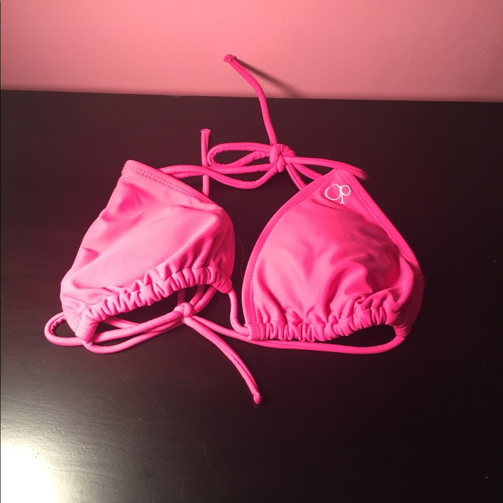 Hot pink bikini